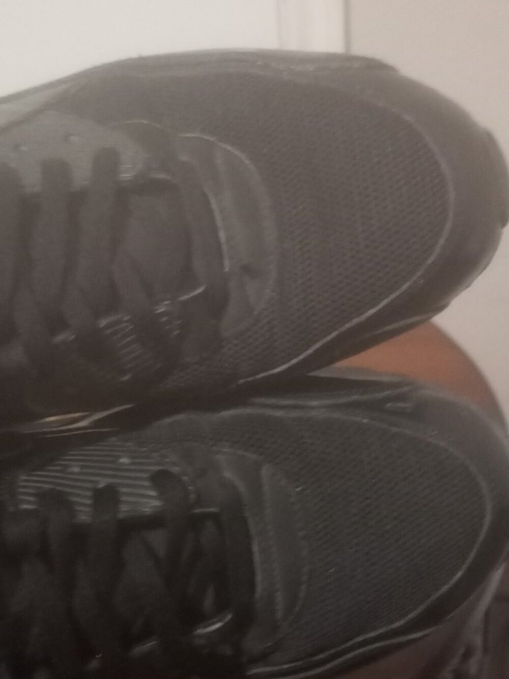 Nike Air Max 90 Triple Black Patent Leather Sneakers 443817-002 women's Size 11 - Picture 13 of 13